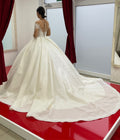 Brautkleid Rosa – Prinzessinnen-Silhouette – Ansicht 1 | Lamia Mode