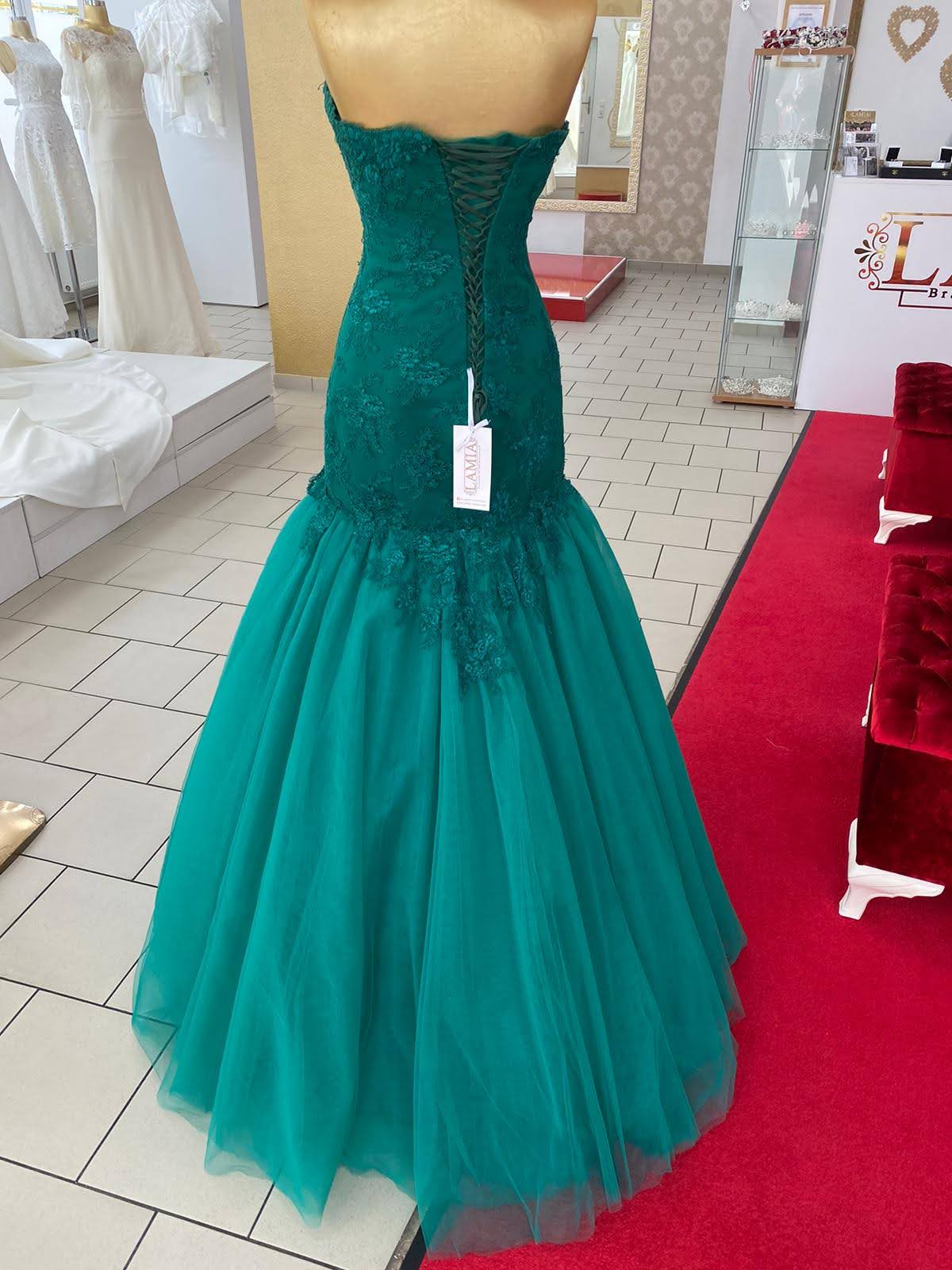 Ballkleid ZEY Grün in gruen – Ansicht 4 | Lamia Mode