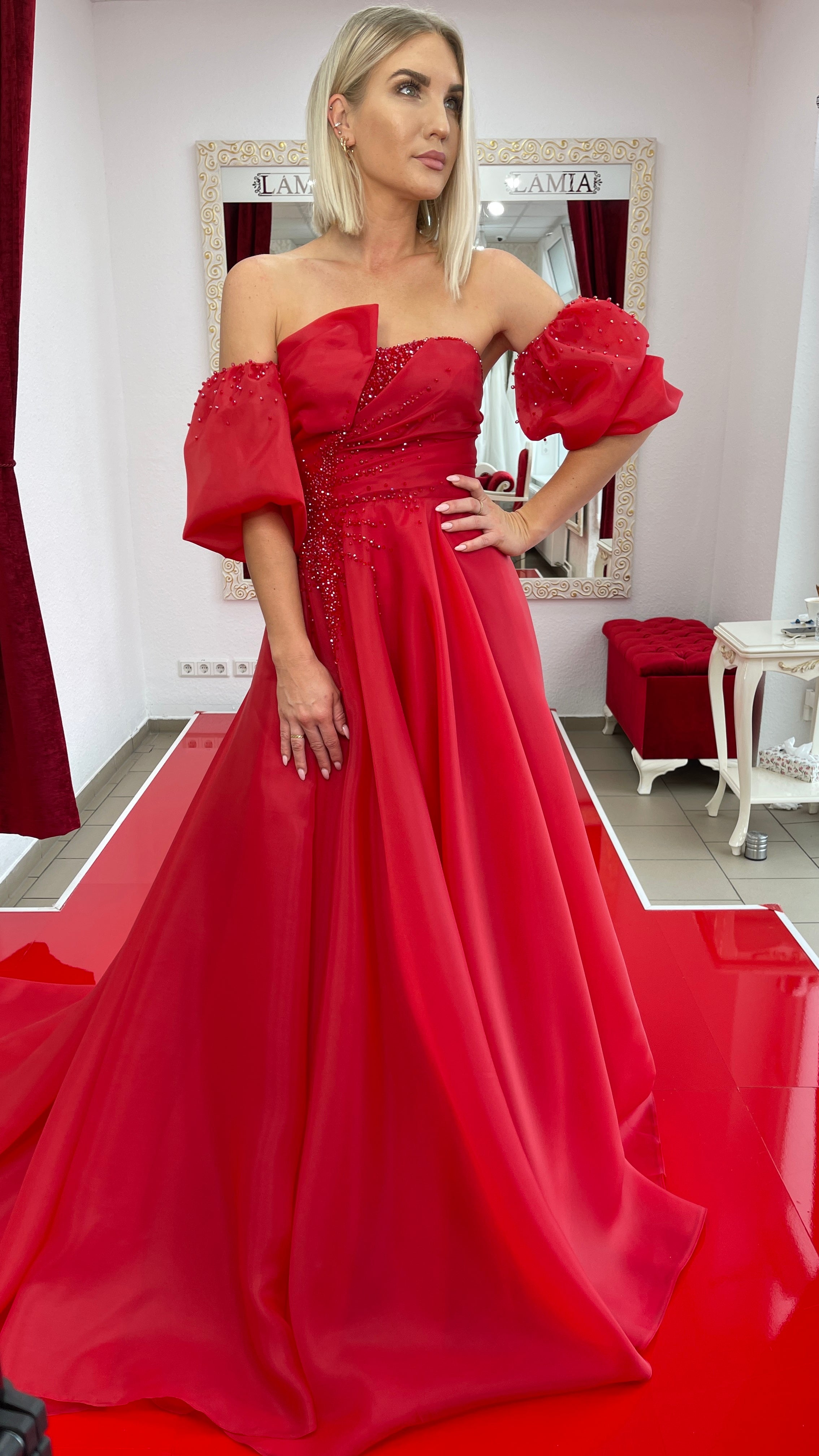 Ballkleid PEONY – Ansicht 1 | Lamia Mode